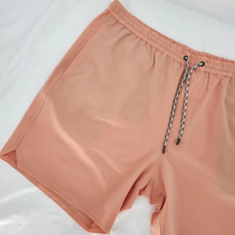 Free Fly Mens Andros Trunk XXL Orange Dusk Swim Shorts UPF 50 Performance NWT